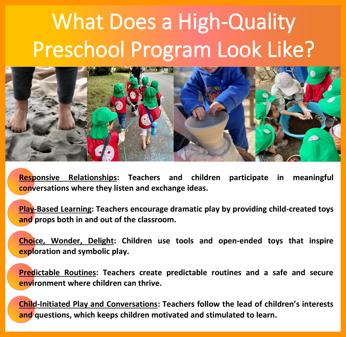 Komazawa park international school | What Does a High-Quality Preschool Program Look Like?