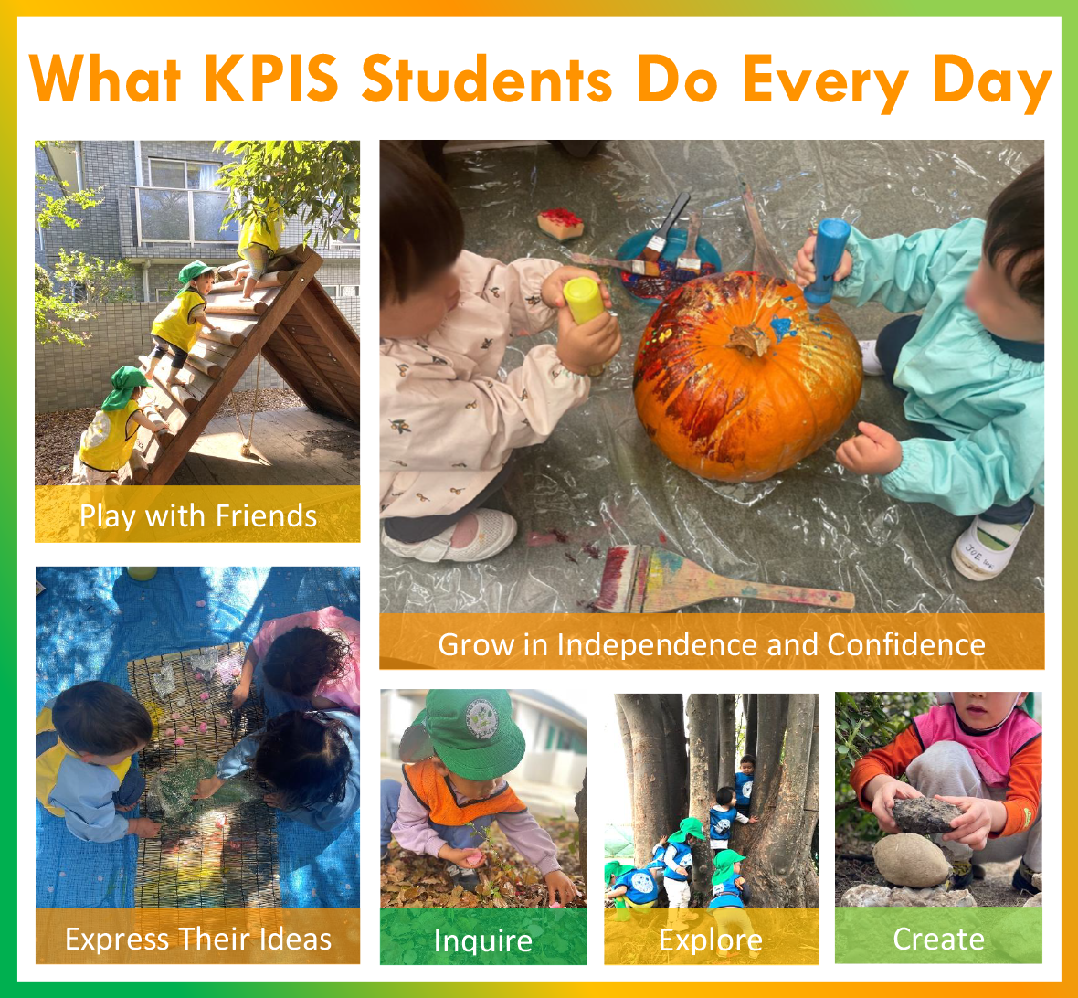 Komazawa park international school | What KPIS Students Do Every Day